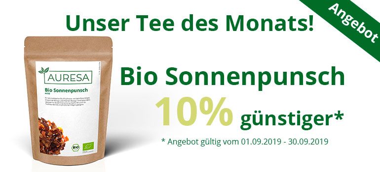 Unser Tee des Monats: Bio Sonnenpunsch