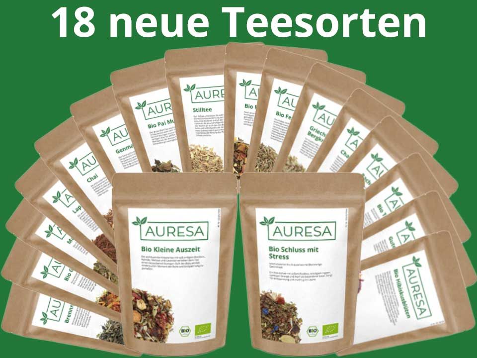 Neue Teesorten in unserem Shop