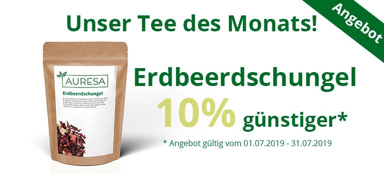 Unser Tee des Monats: Erdbeerdschungel