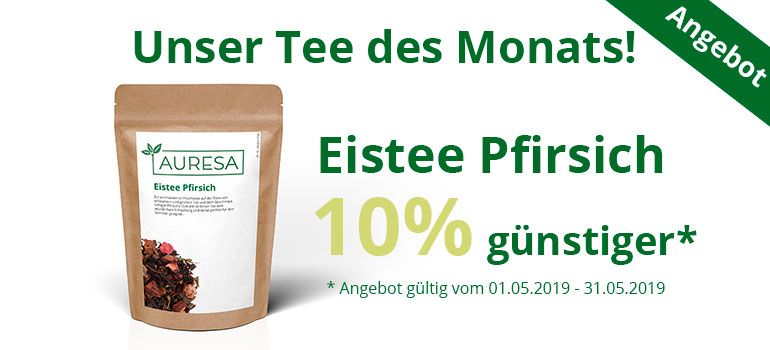 Tee des Monats - Eistee Pfirsich