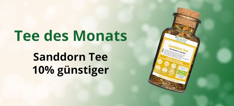 Tee des Monats Sanddorn Tee