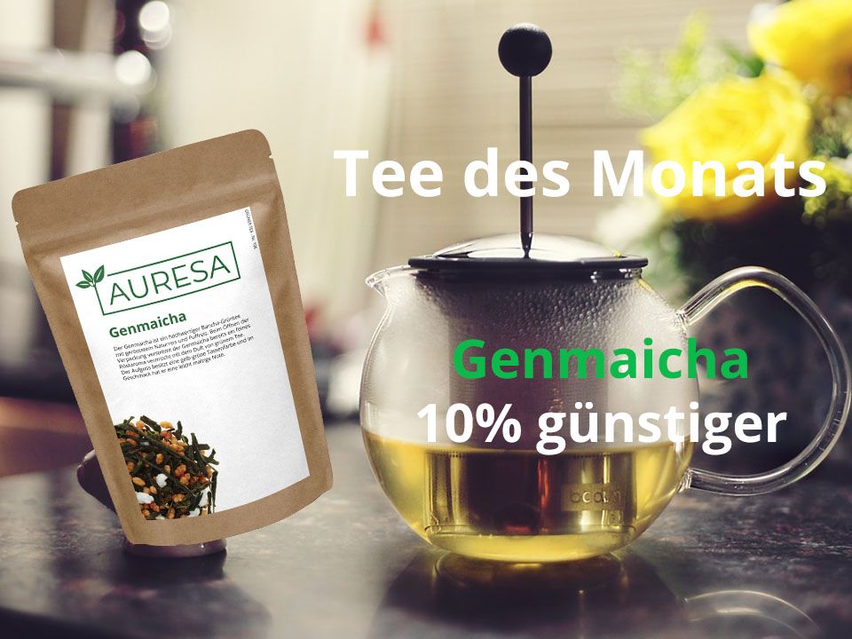 Tees des Monats: Genmaicha